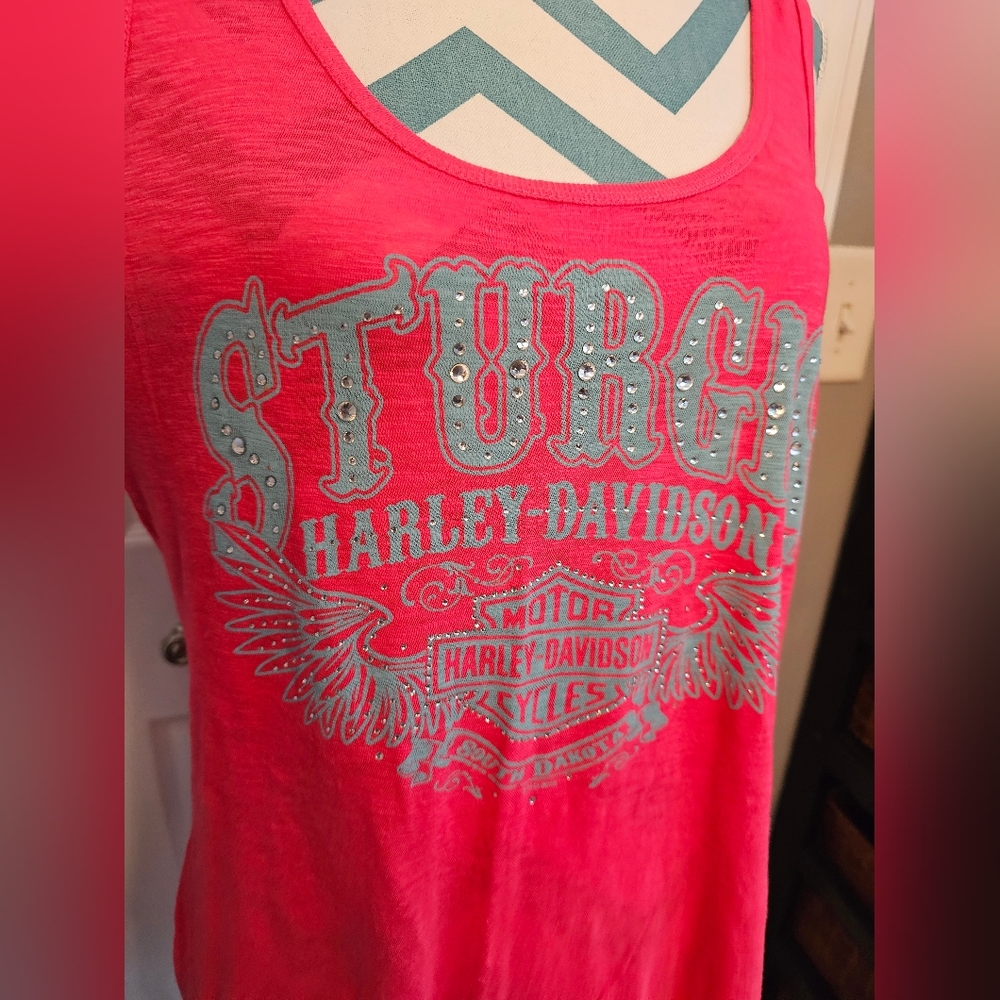 Harley-Davidson Pink Tank Top Vibrant and Stylish